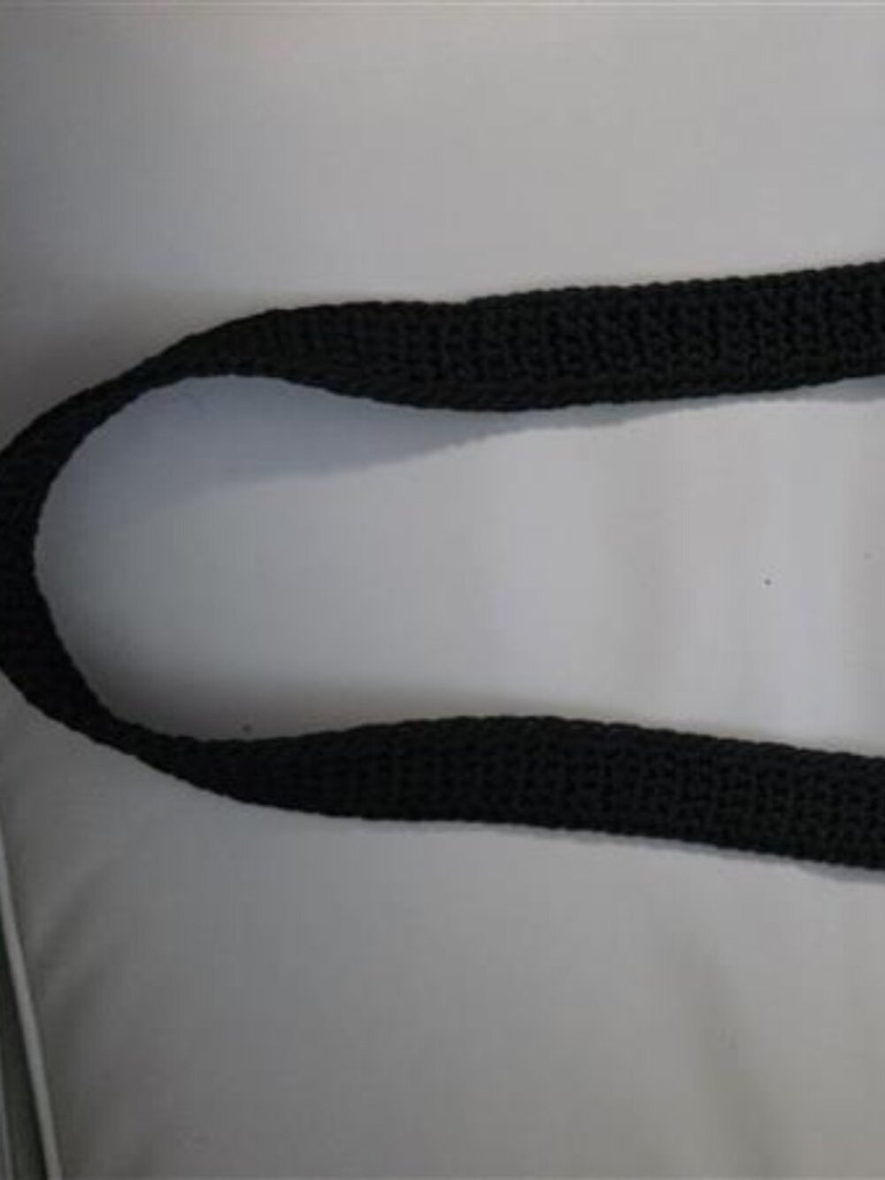 The Sak Black Crochet Shoulder Bag Purse Like New - Picture 11 of 12